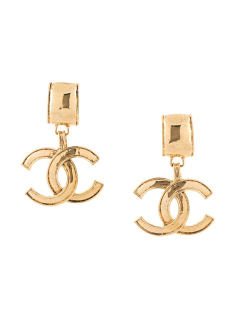 temu chanel earrings|chanel ring earrings.